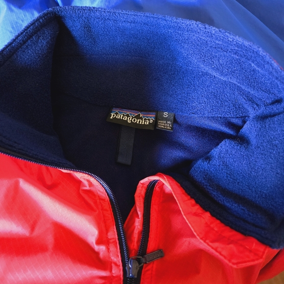 Patagonia Vintage Shelled Capilene Wind Breaker Fleece Lined Light Jacket Size S - Picture 6 of 11